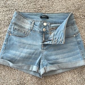 Forever 21 size small denim shorts high waisted